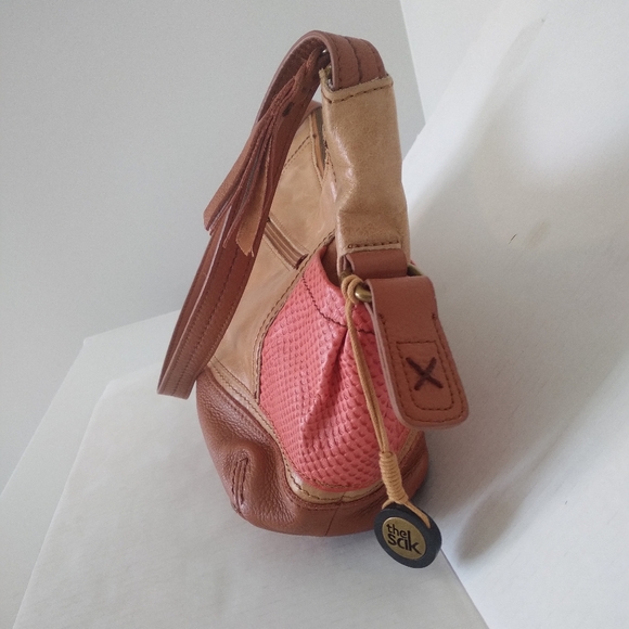 The Sak tan full grain leather hobo purse - Picture 3 of 9